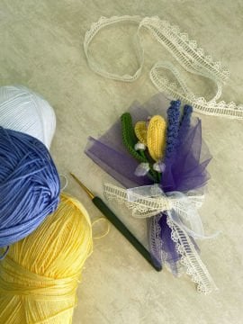 Örgü Çiçek Workshop 4 Hafta Süreli