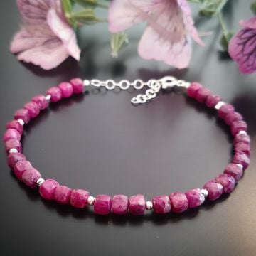 Yakut Gümüş Bileklik