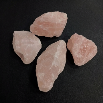 Pembe Kuvars Kütle - Ham Formunda Doğal Taş (Büyük Boy)