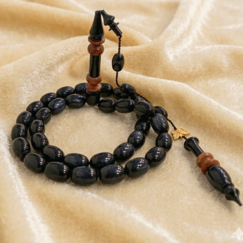 Usta İşi Kuka Ve Sıkma İmameli 33 lük Beyzi Kesim Tesbih