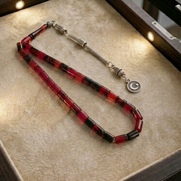 Bilek Boy Hareli 33 lük Kesme Sıkma Ateş Tesbih