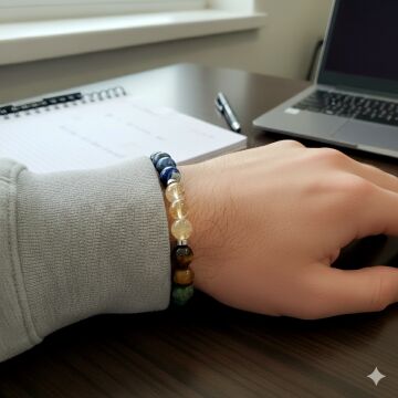 Erkek Öğrenci Enerji Motivasyon Bilekliği