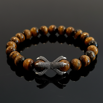 Faset Kesim Kaplangözü Pençe Tasarım Doğal Taş Bileklik