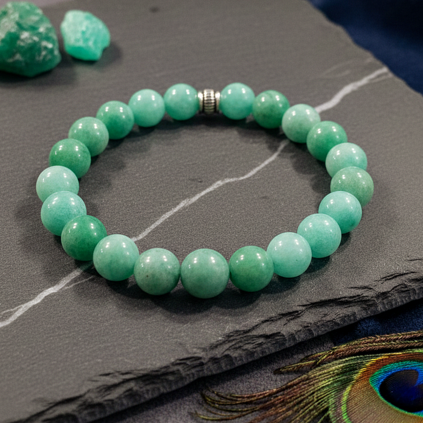 Amazonit Doğal Taş Bileklik