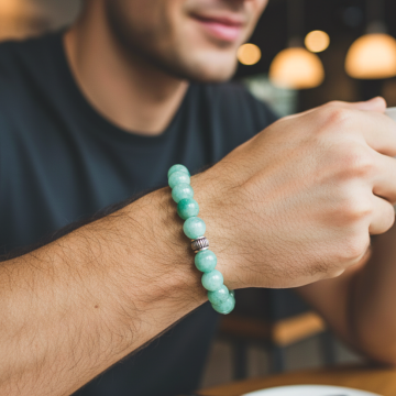 Amazonit Doğal Taş Bileklik