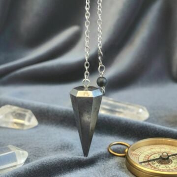 Hematit Taşı Doğal Taş Pandül Sarkaç