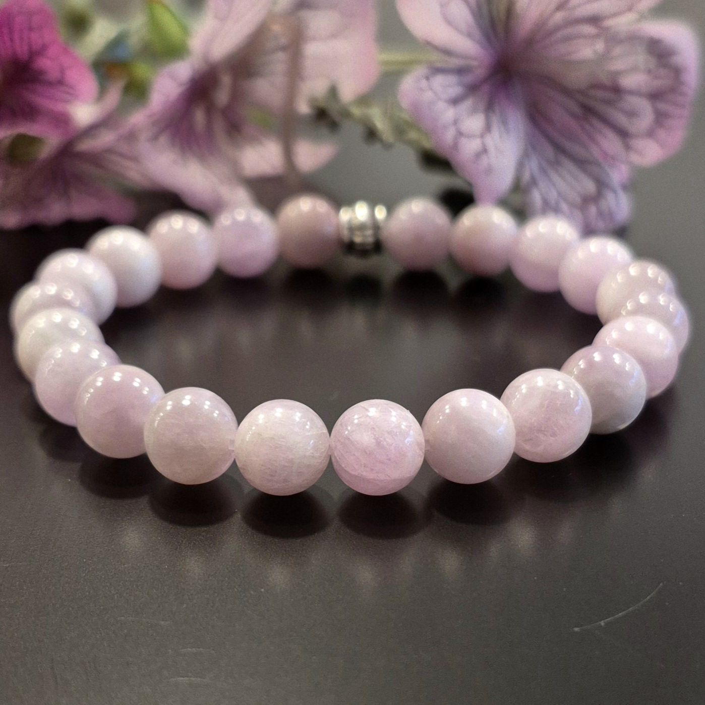 Kunzit Doğal Taş Bileklik