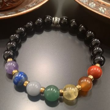 7 Çakra Doğaltaş Bileklik - Çakra Bilekliği