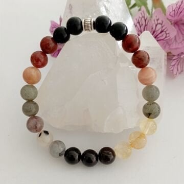 Aslan Burcu Doğal Taş Bileklik