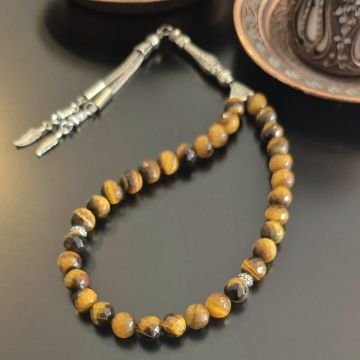 Faset Kesim Kaplangözü Taşlı 33'lük Tesbih