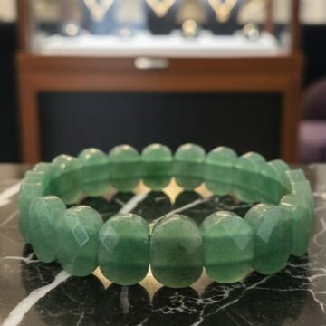 Özel Kesim Aventurin (Şans Taşı) Doğal Taş Bileklik