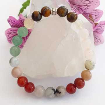 İkizler Burcu Doğal Taş Bileklik