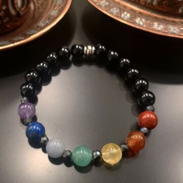 7 Çakra Doğal Taş Bileklik - Çakra Bilekliği
