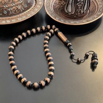 Bakır işlemeli Kuka Ağacı Tespih