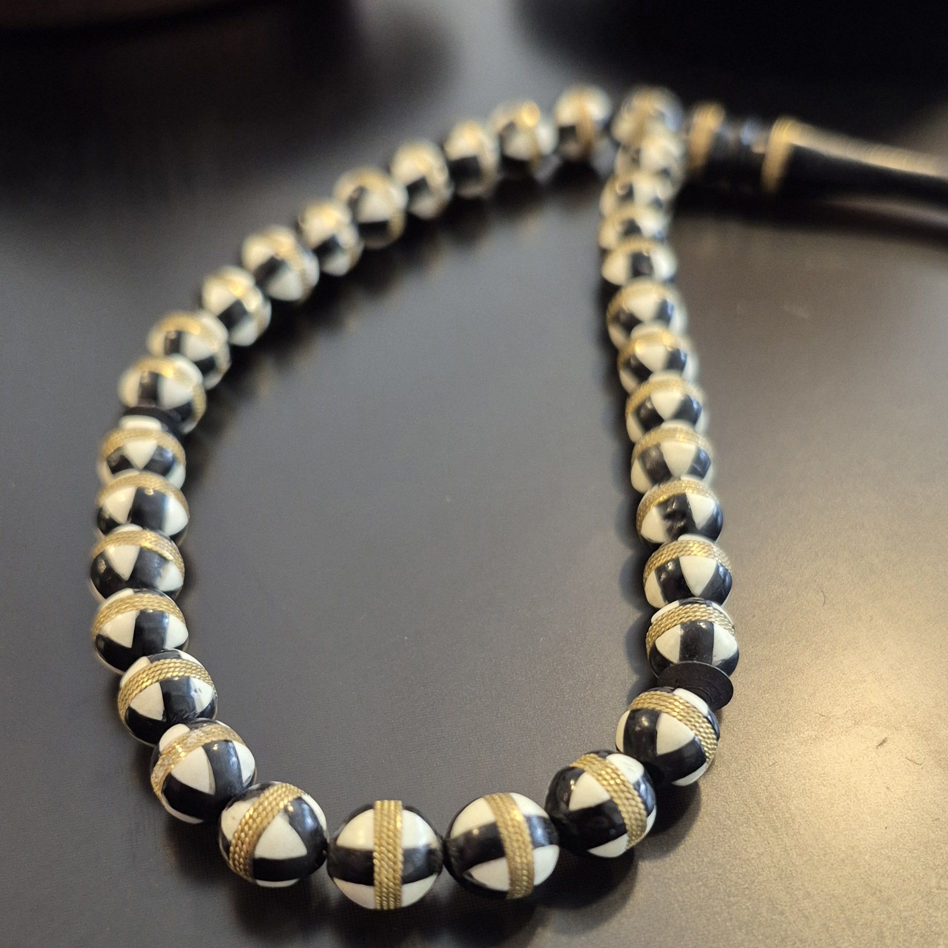 Pirinç işlemeli Kuka Ağacı Tespih