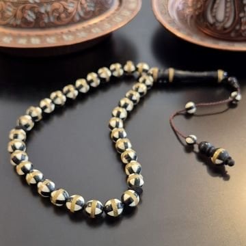 Pirinç işlemeli Kuka Ağacı Tespih