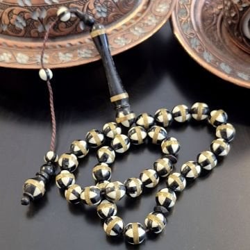 Pirinç işlemeli Kuka Ağacı Tespih