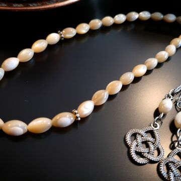 Arpa Kesim Kahverengi Sedef Tesbih