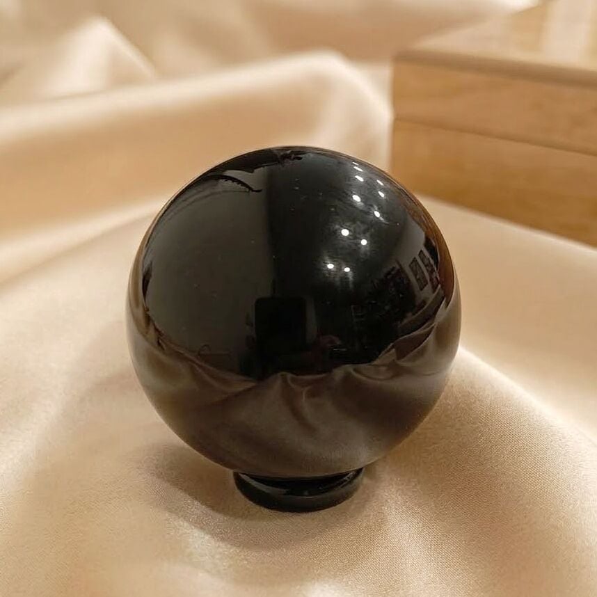 Obsidyen Doğal Taş Küre 6cm
