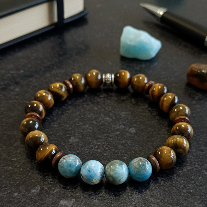 Kaplangözü, Apatit ve Hematit Tasarım Doğal Taş Bileklik
