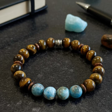 Kaplangözü, Apatit ve Hematit Tasarım Doğal Taş Bileklik