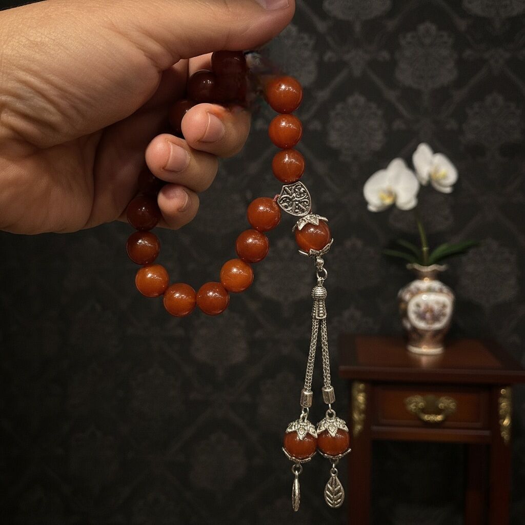 Akik Taşlı Efe Tesbihi