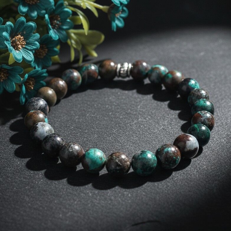 Krizokol Doğal Taş Bileklik