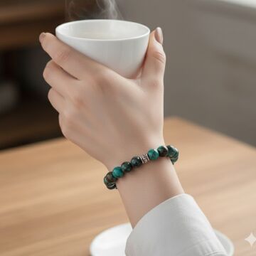 Krizokol Doğal Taş Bileklik