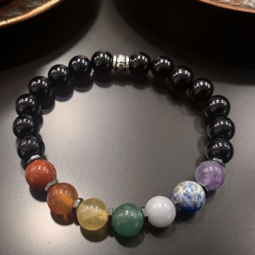 7 Çakra Doğal Taş Bileklik - Çakra Bilekliği