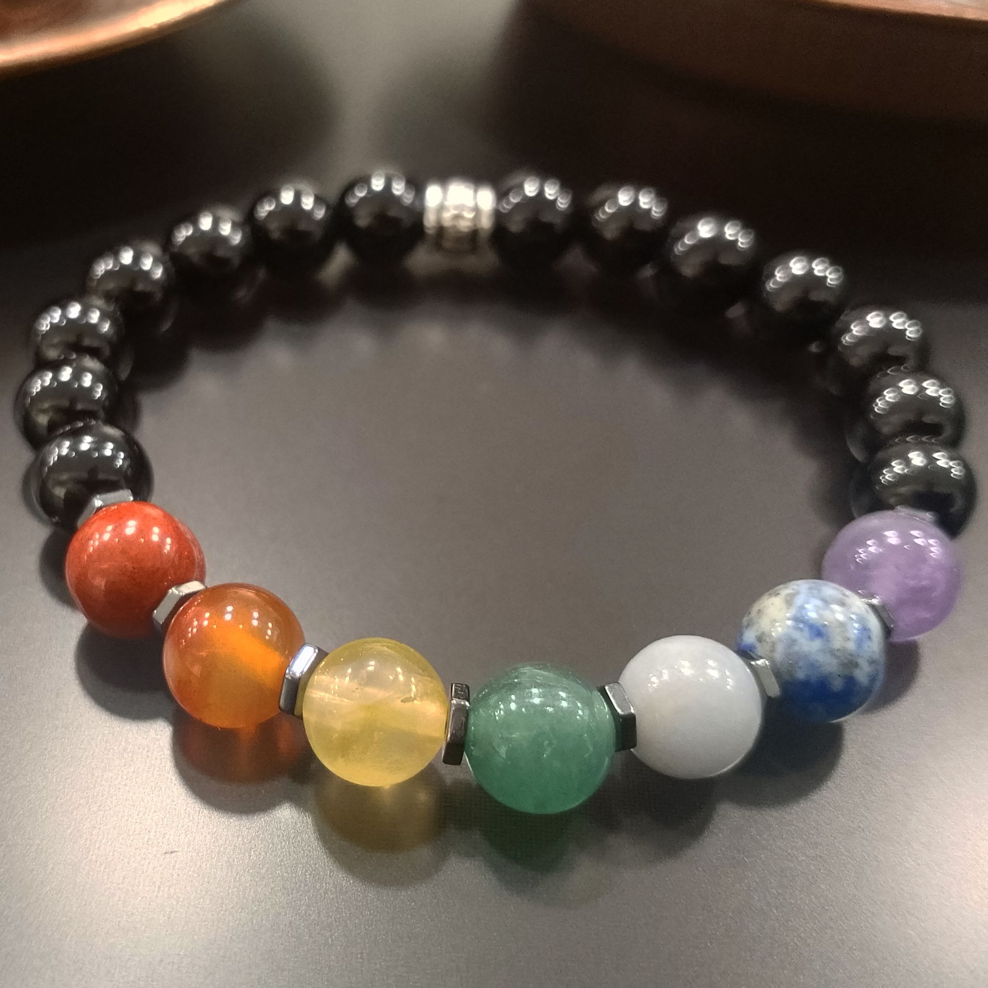 7 Çakra Doğal Taş Bileklik - Çakra Bilekliği