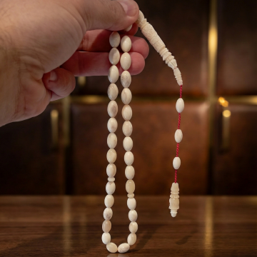 Oyma İmame Usta işçilikli 33 Lük Kemik Tesbih