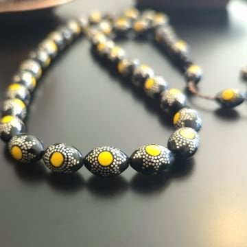 Gümüş İşlemeli 33 lük Kuka Tesbih