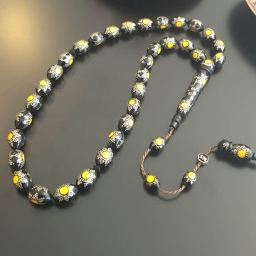 Gümüş İşlemeli 33 lük Kuka Tesbih