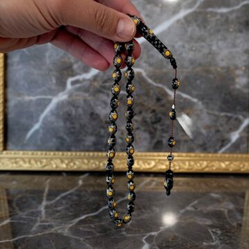 Gümüş İşlemeli 33 lük Kuka Tesbih