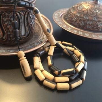 Kapsül Kesim Abanoz Ağacı 33 lük Tesbih