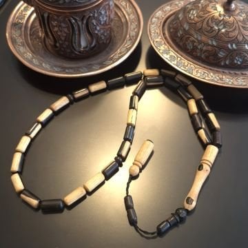 Kapsül Kesim Abanoz Ağacı 33 lük Tesbih