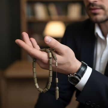 Kapsül Kesim Kokulu Pelesenk Ağacı Tesbih