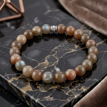 Labradorit Taşı Doğal Taş Bileklik