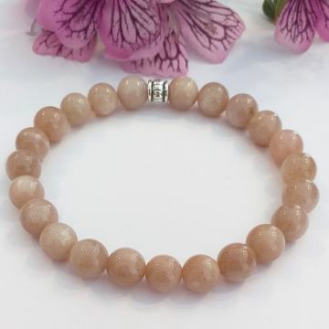 Güneş Taşı Doğaltaş Bileklik