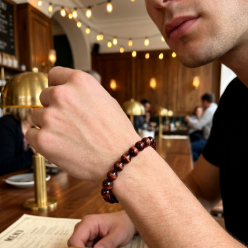 Kızıl Kaplangözü Doğal Taş Bileklik