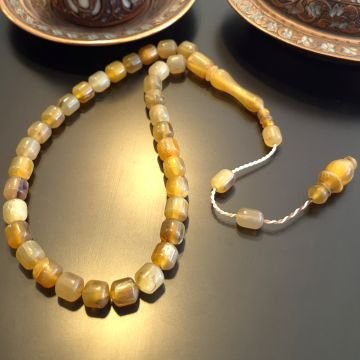 Koç Boynuzu Usta işçilikli 33 lük Kapsül Kesim Tesbih
