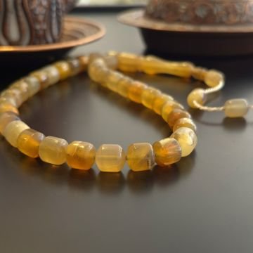 Koç Boynuzu Usta işçilikli 33 lük Kapsül Kesim Tesbih