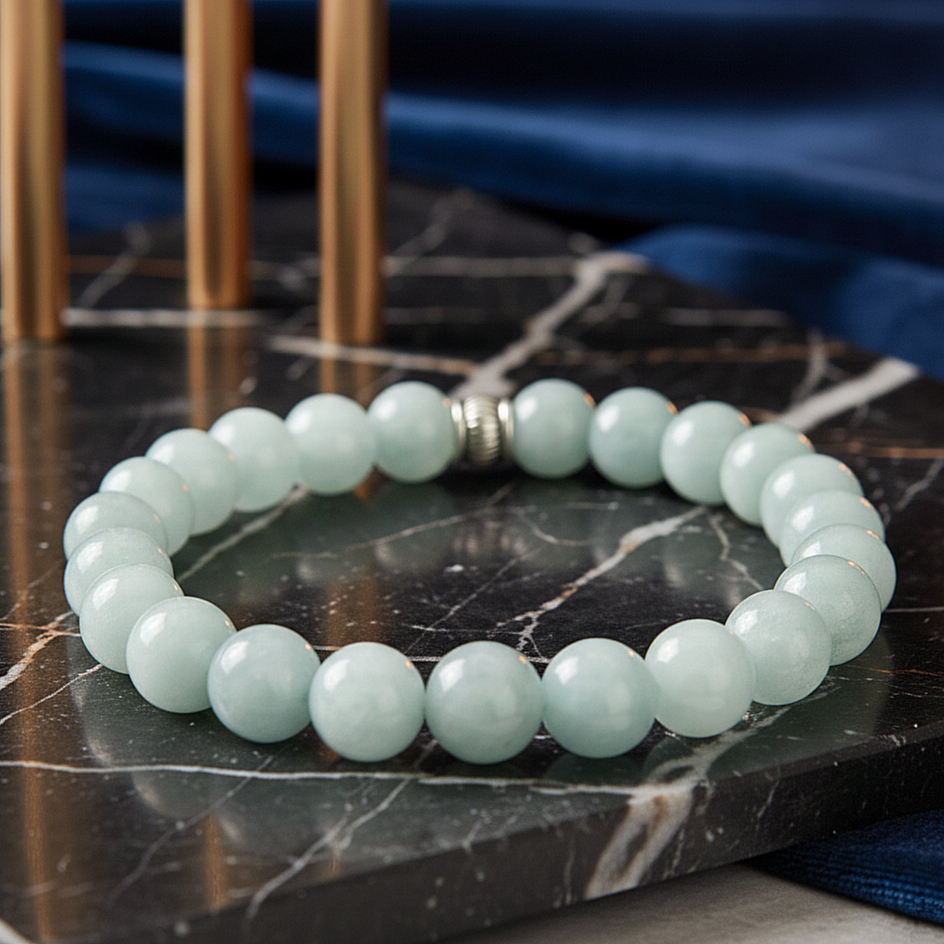 Akuamarin Doğal Taş Bileklik