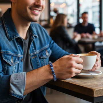 Sodalit Doğal Taş Bileklik