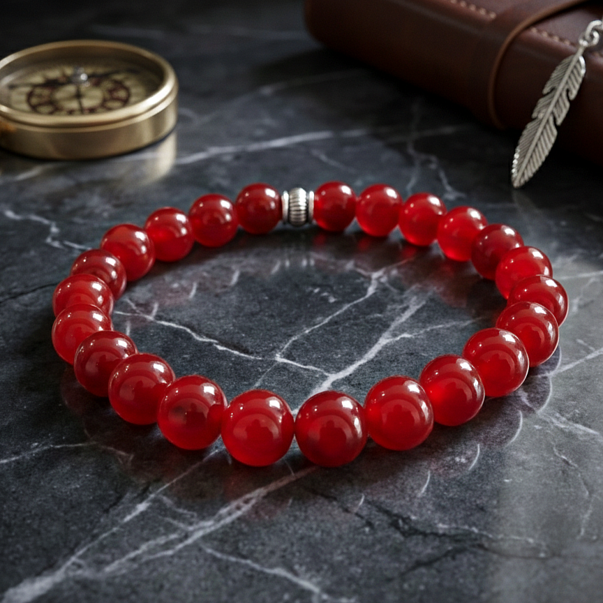 Akik Doğal Taş Bileklik