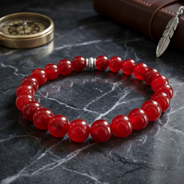 Akik Doğal Taş Bileklik