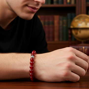 Akik Doğal Taş Bileklik