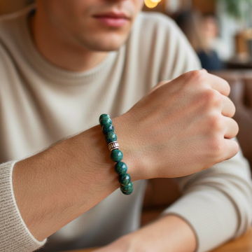 Azurit Doğal Taş Bileklik