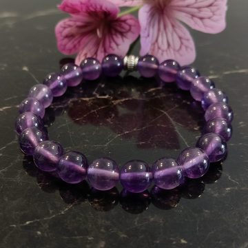 Ametist Doğal Taş Bileklik