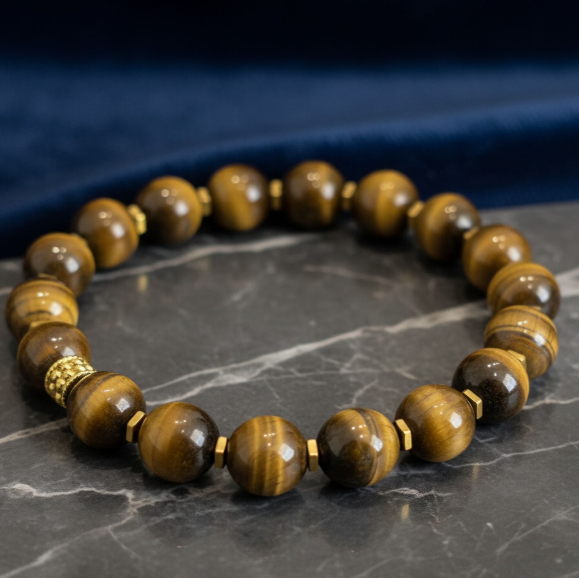 10 mm Faset Kesim Kaplangözü Doğal Taş Bileklik